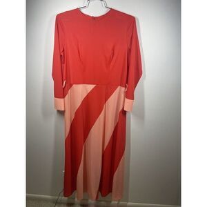 Vintage Sears Roebuck Women’s At Home Wear Party Pajamas Peach And Orange Medium